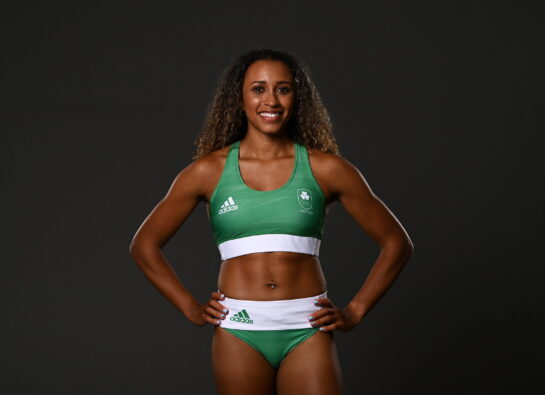 1 July 2021; Nadia Power during a Tokyo Team Ireland Announcement for Athletics Track and Field at the Sport Ireland Conference Centre in Dublin. Photo by Harry Murphy/Sportsfile *** NO REPRODUCTION FEE ***