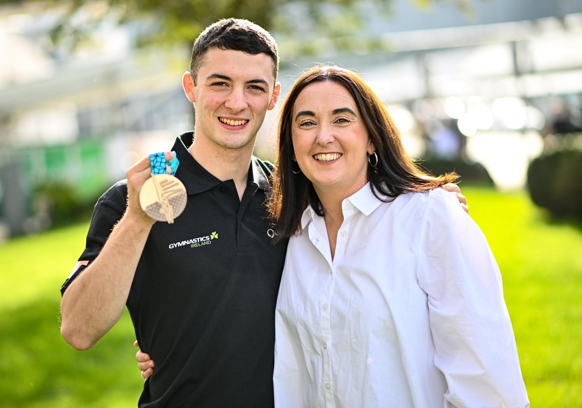 Rhys McClenaghan and Sinéad Galvin